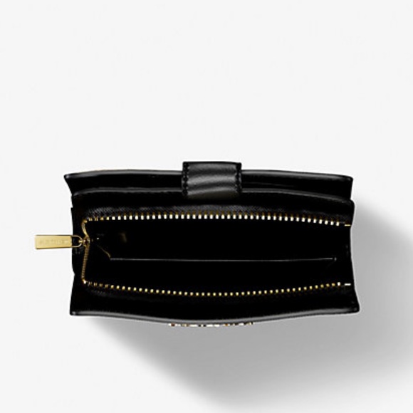 Michael Kors Jet Set Medium Two-Tone Logo Wallet - Picture 4 of 4